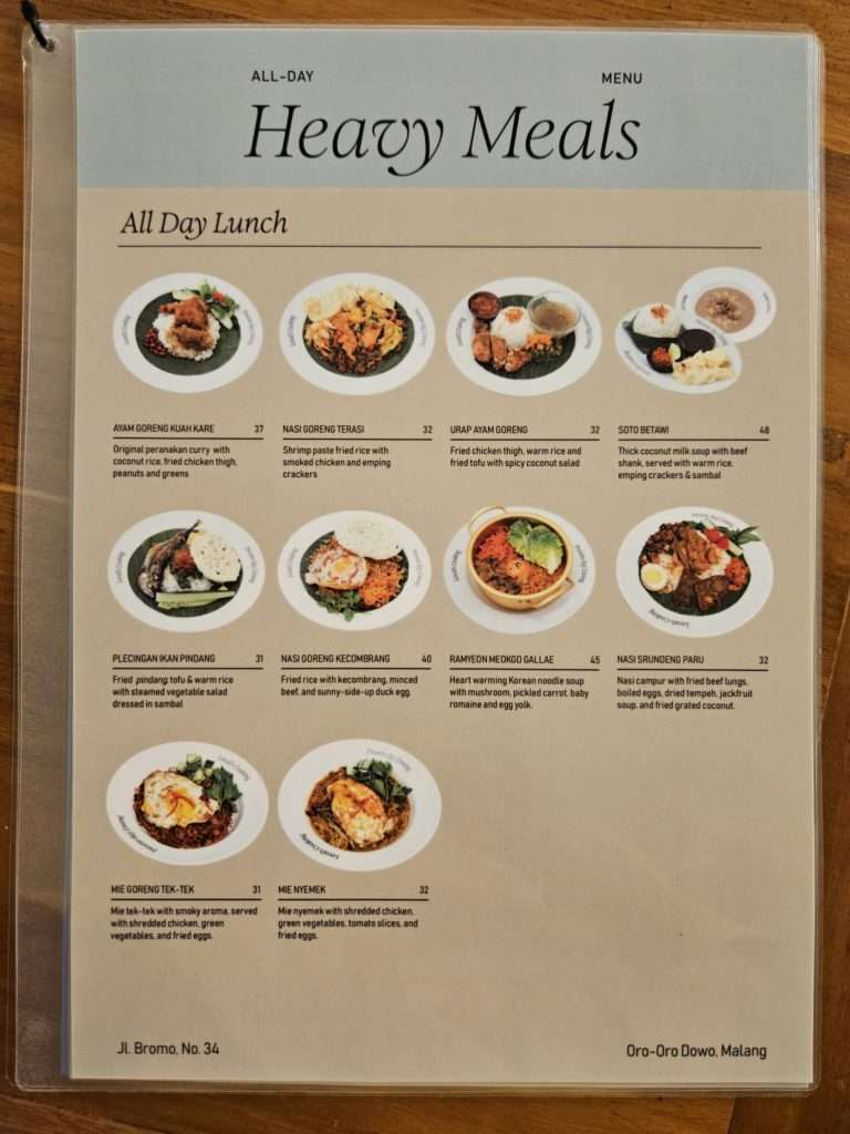 menu nusantara SSSpoon Well